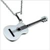 Fashion Creative Gifts Men's Guitar Pendant Necklace Stainless Steel Ashes To Commemorate Unisex Jewelry Accessories for Women