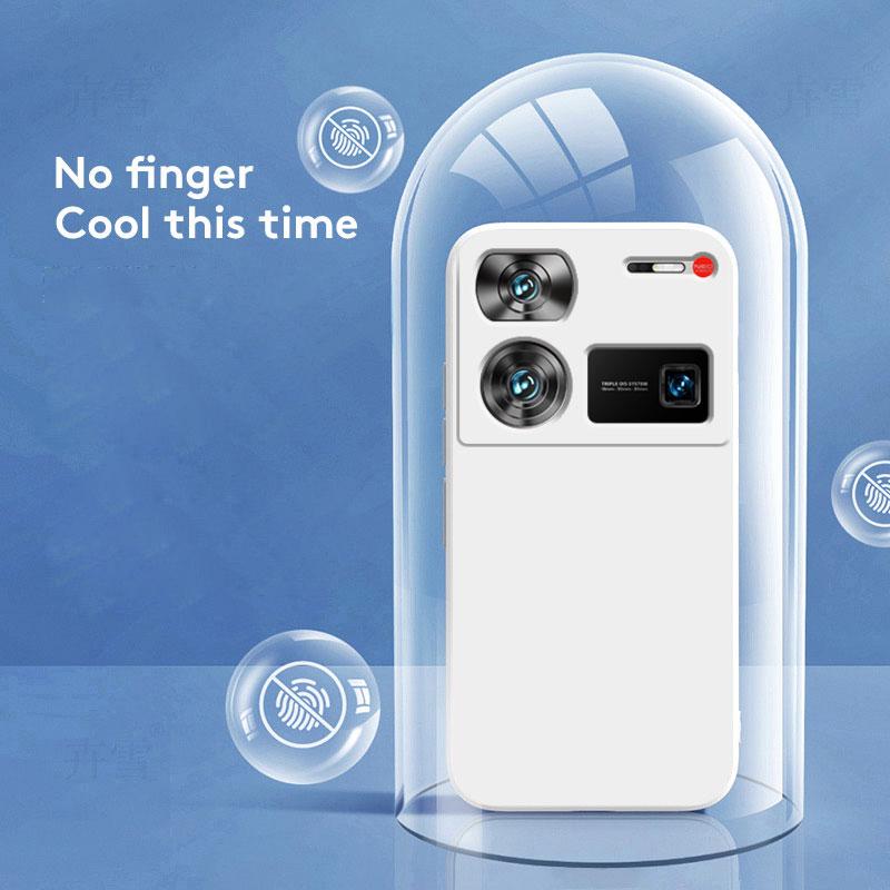 For Nubia Z60 Ultra Case Square Liquid Silicone Phone Cases For ZTE Nubia Z60 Z 60 Ultra Z60Ultra Shockproof Soft Back Cover