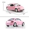 Подарки для девочек серии розового цвета Volkswagen Beetle Bentley McLaren Lamborghini Maserati Benz AMG Nissan GTR Литые игрушечные машинки 1:36 Модель из сплава