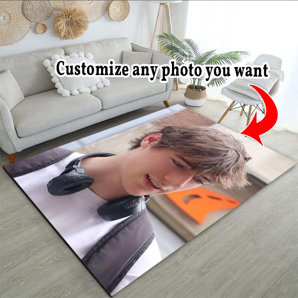 Customize Photos Customize Your photo Area Rug Design for Game Room Entryway Playrooms Decorate room Anti-slip Rug Office home decor