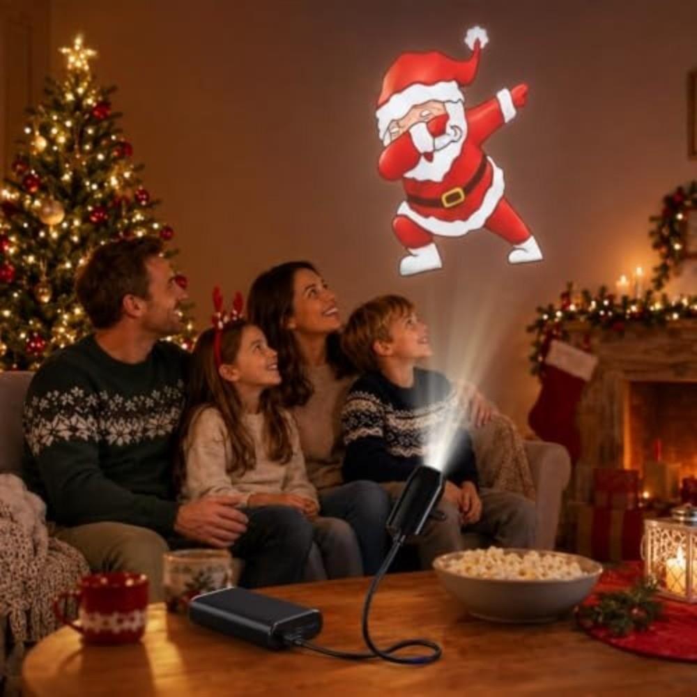 Plug and Play Festive Scene Projector HD Resolution Night Light Projector Car Interior