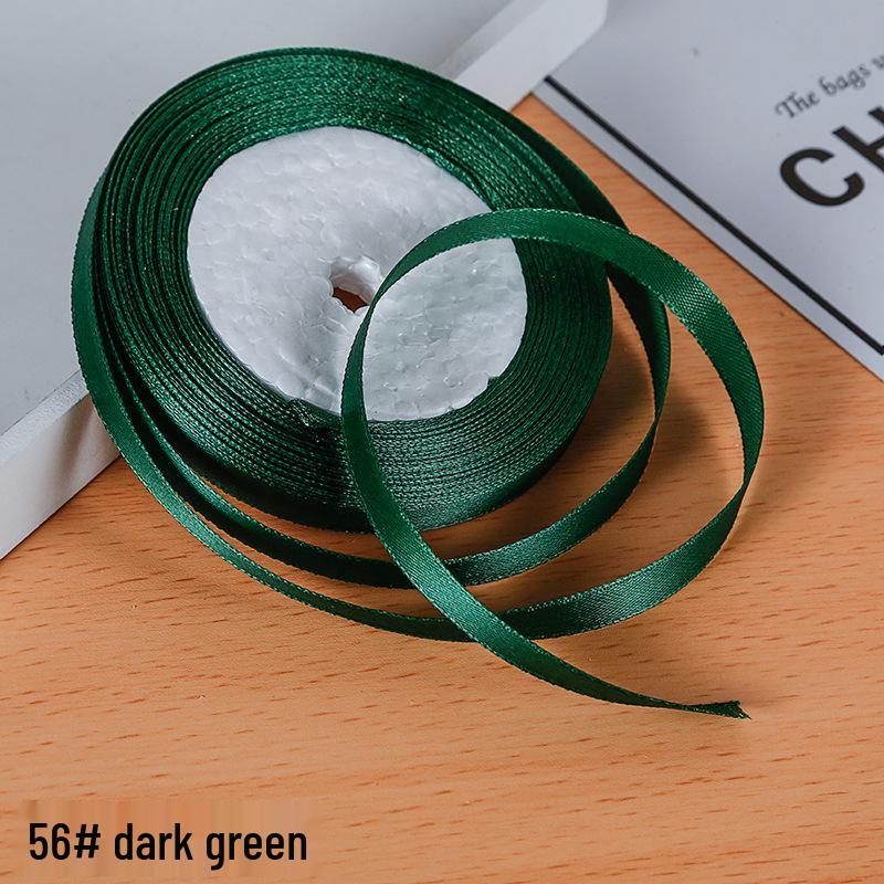 1 см атласная лента для украшения подарочной коробки и бантов, специальная для трансграничной торговли