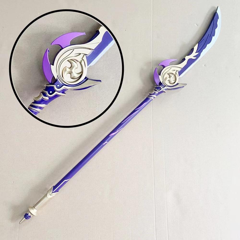 100 см перекованный меч, меч Камисато Аяка, меч для косплея, оружие, реквизит, безопасность, подарок для роли из искусственной кожи