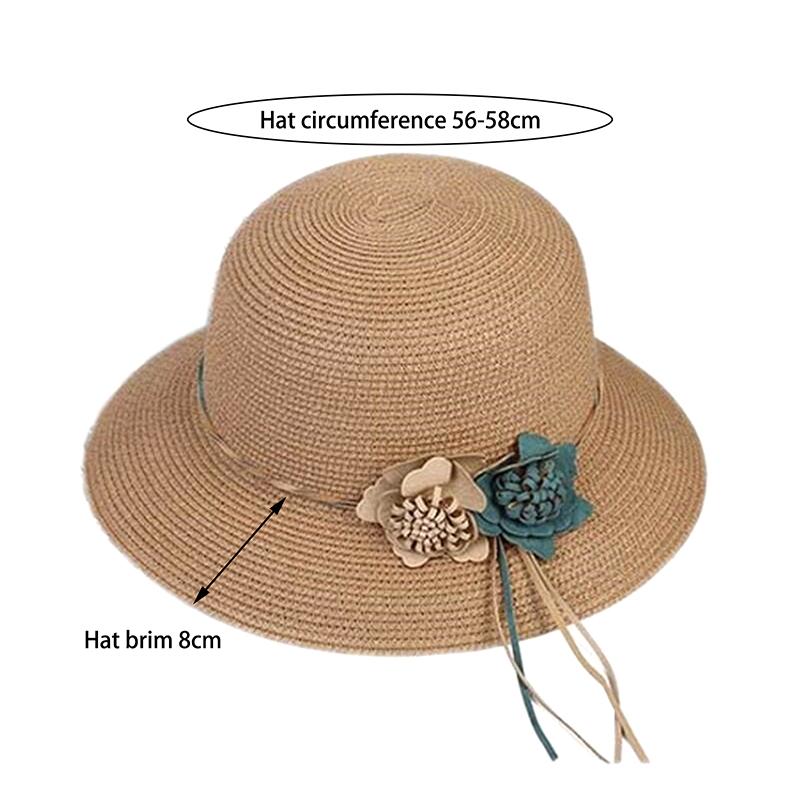 2025 Весна Лето Пляжная Шляпа Большие Поля Льняная Цветочная Соломенная Шляпа Уличная Женская Солнцезащитная Шляпа