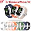 Силиконовый ремешок для Samsung Galaxy Fit 3 с магнитной складной застежкой, спортивный ремешок, регулируемый браслет, сменные аксессуары