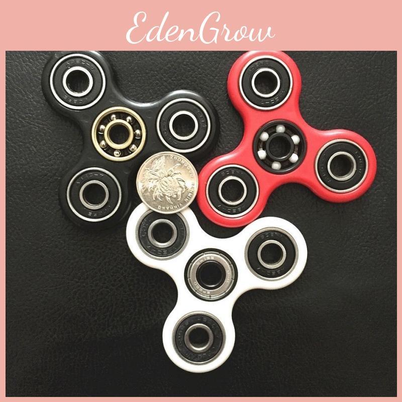 Трехлепестковый Фиджет Спиннер Треугольный Латунный Металлический Цветной Пальцевой Игровой Аксессуар Для Концентрации И Снятия Стресса