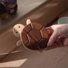 Creative Cute Turtle Insulation Mat Kettle Tea Coaster Tableware Wood Kettle Insulation Mat for Drinks Coffee Cup Table Ornament