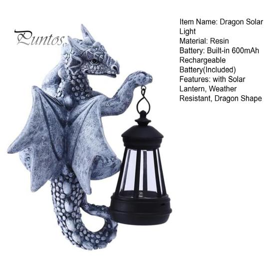 Обнимашка в виде драконьего дерева с солнечным фонарем, устойчивая к погодным условиям, садовая дорожка, патио, газон, смоляная фигурка дракона, украшение, статуэтка