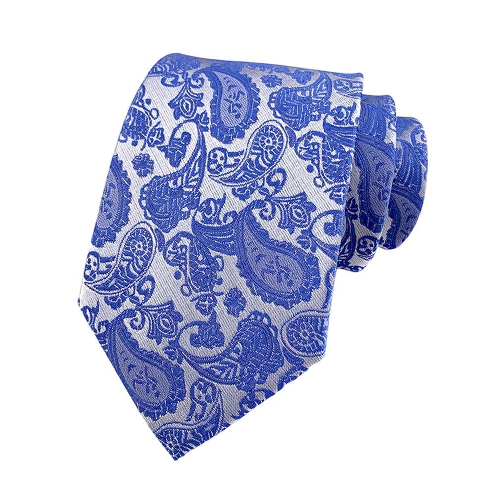 Fashion 8cm Men Necktie Business Vintage Paisley Tie Adjustable Neck Wear Wedding