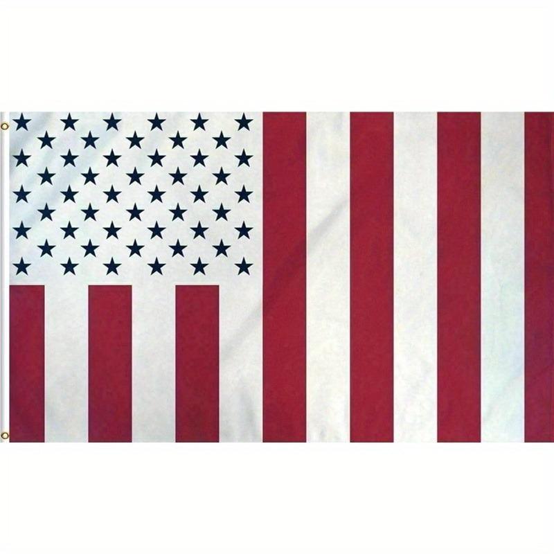 1 шт. Флаг мира гражданина США, 91,44x152,4 см, для использования в помещении/на улице, яркие цвета - Прошитые края с двумя латунными люверсами, 91,44x152,4 см