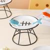 Ceramic Pet Food Water Bowl Cute Raised Pet Feeder Easy To Clean Pet Food Dispenser  Pet Supplies