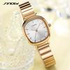 SINOBI Golden Woman's Watches Fashion Casual Ladies Quartz Wristwatches Top Brand Elegant Women's Clock