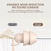 Wired Sleep Earphones 3.5mm-Pin In Ear Soft Headsets Noise Cancelling Wired Headphone with Mic Bass HiFi Stereo Silicone Earbuds