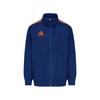 Taekwondo Vintage Sports Solid Color Stand Collar Casual Logo Jacket Unisex Jacket Blue Orange TR90JT-BUOG