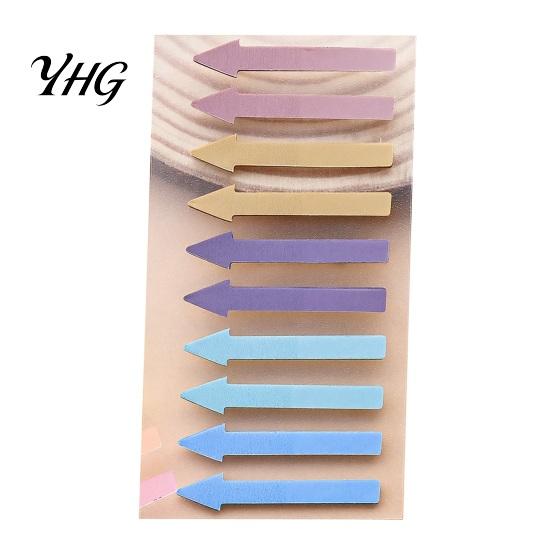 Study Supplies for School Arrow Index Tab Stickers, Translucent PET Page Markers, Student Note Organization Colorful Sticky Flags Organizing Book And