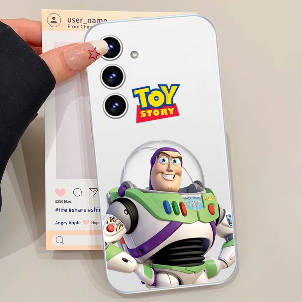 Чехол для телефона B-Buzz Lightyear для Samsung Galaxy S21 S22 S23 S24 S25ULTRA FE Ultra Plus5G A52S Прозрачный чехол
