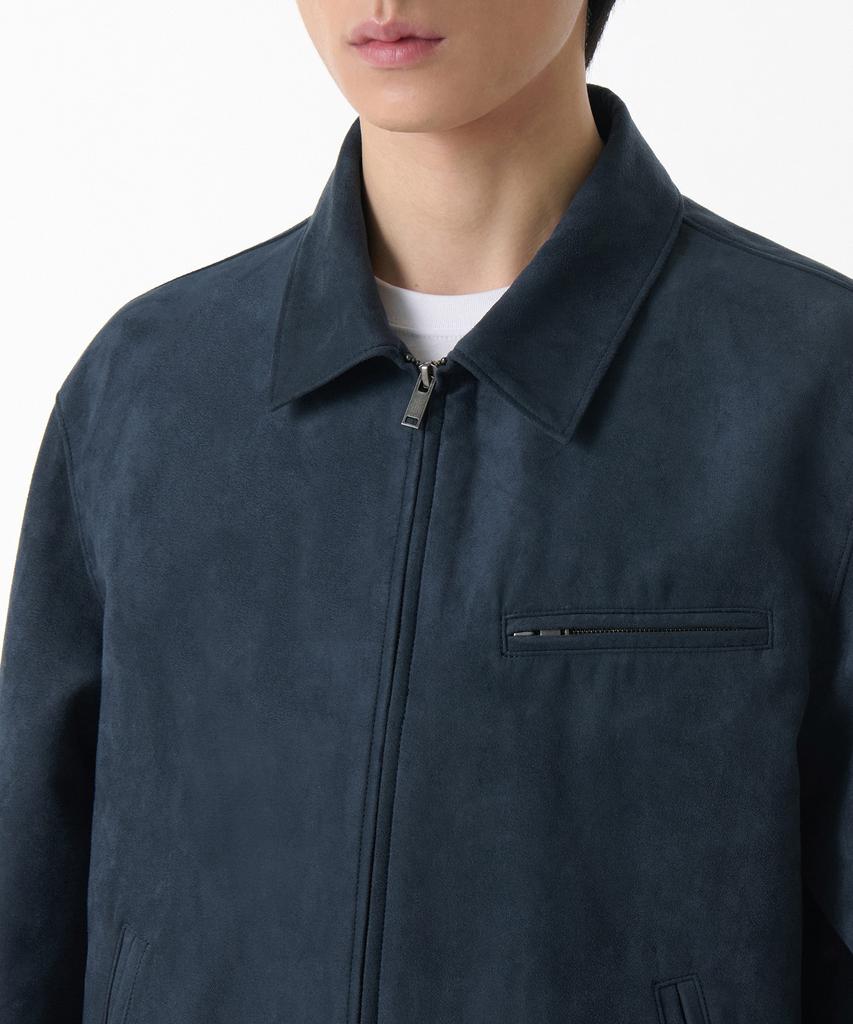 Musinsa Standard Synthetic Suede Work Jacket [Iron Grey]