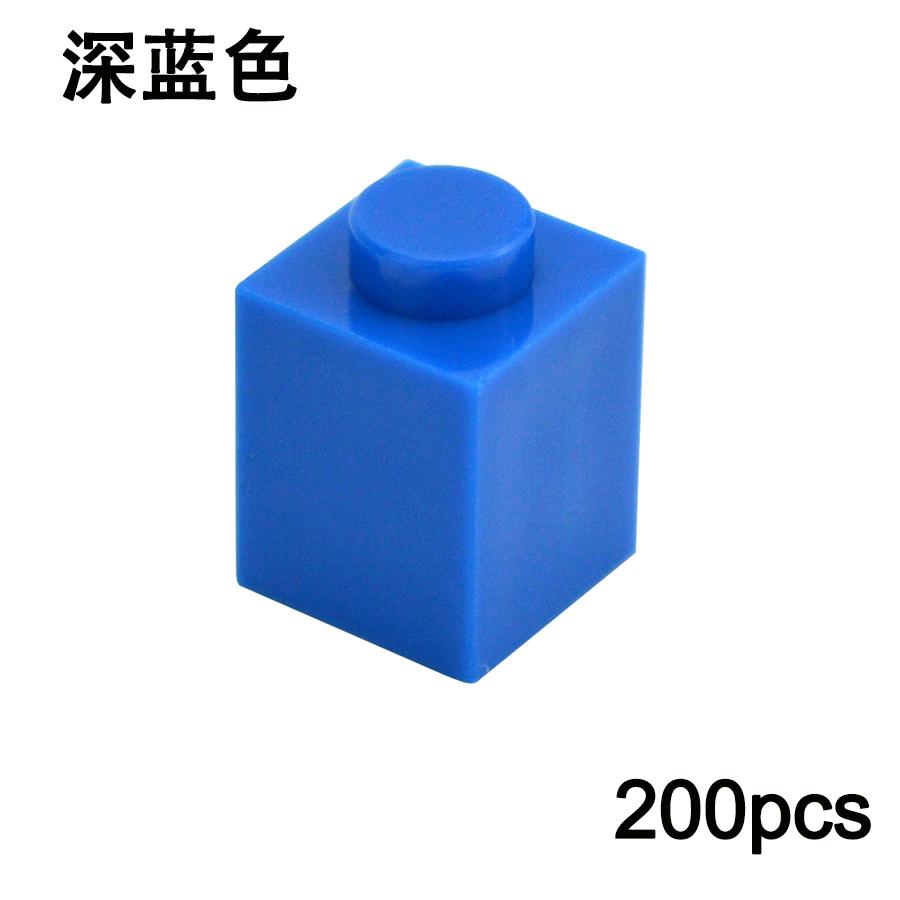 Нетоксичные 200 шт. DIY Строительные блоки 1x1 Точки Толстые Фигурки Кирпичики Обучающие Творческие Размер 1*1 Точка Совместимые с 3005 Игрушка для Детей