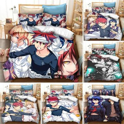 Аниме Food Wars Shokugeki no Soma Постельное белье Пододеяльник Спальня Одеяло Twin King Size Покрывало Домашний Текстиль