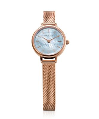 [Bering] Классические мини-часы 11022-360 женские золотые