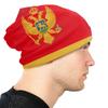 Хиппи флаг Черногории Skullies шапочки женские унисекс зимняя теплая шапка с напуском вязаная шапка для лыж