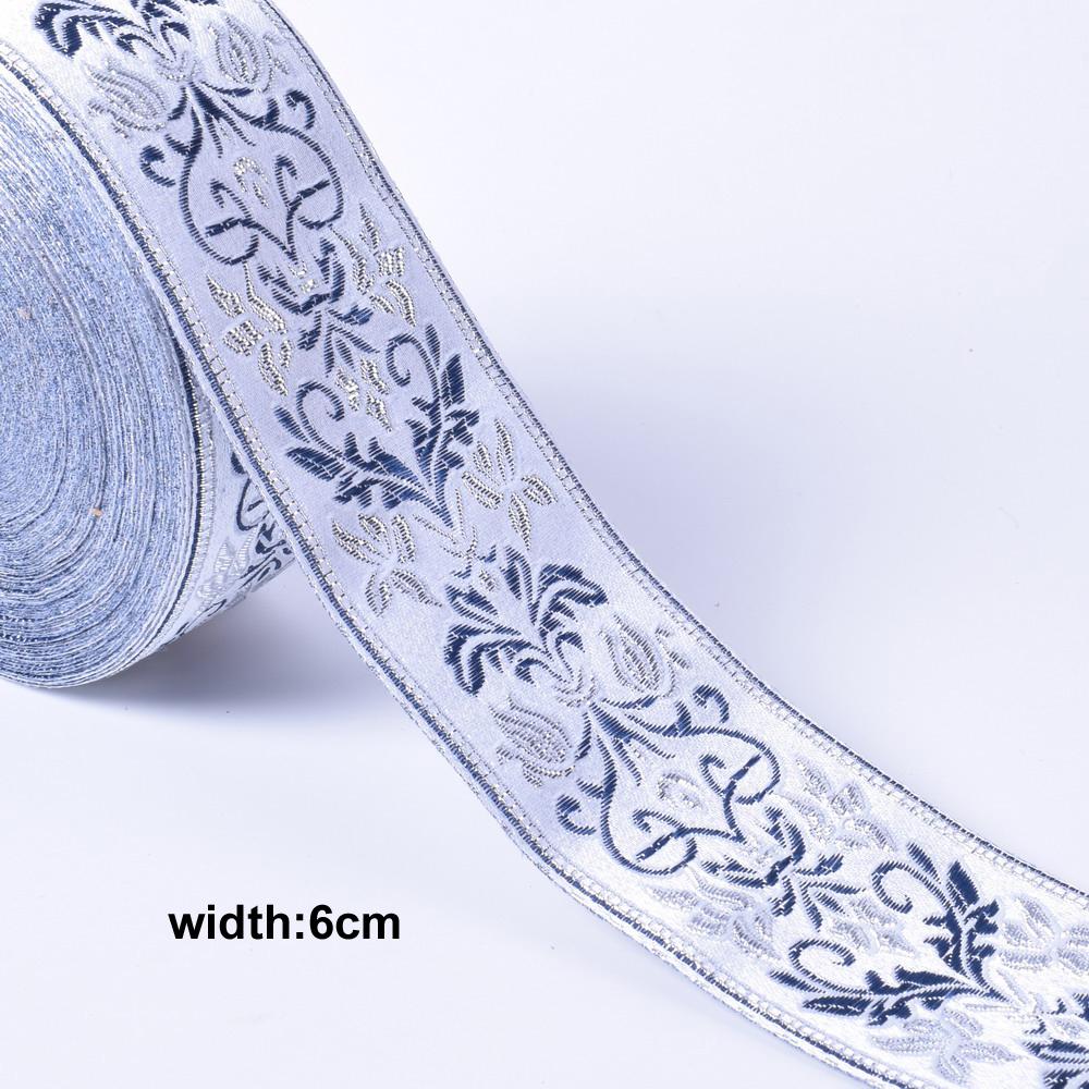 1 м красочная цветочная шотландская лента, рождественские ленты, кружевная ткань