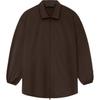 Essentials Overshirt Wood Men Outerwear Brown 202SU244496F