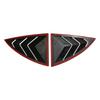 For Tesla Model Y - Car Rear Window Shutter Cover Trim Window Louver Side Vent Trim Sport Style  Accessories