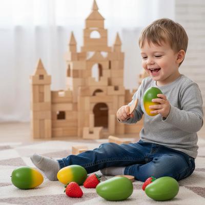 Милая искусственная фруктовая игрушка-пищалка Клубника Манго Сенсорный фиджет Для подарков на вечеринку Дня рождения Декор дома Снятие стресса