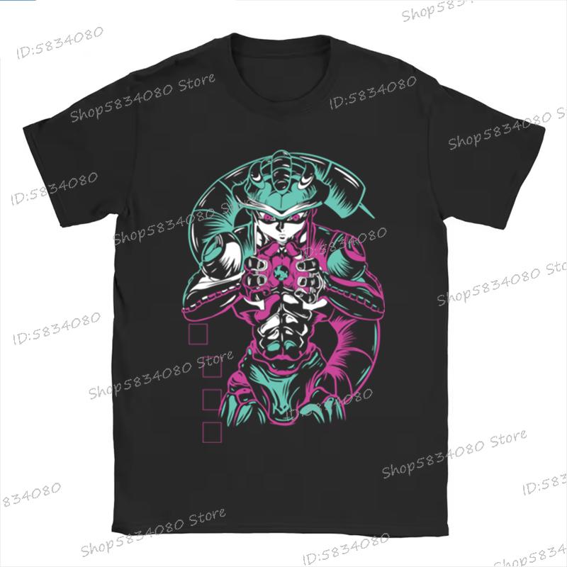 Футболка JoJo's Bizarre Adventure Унисекс Женская Аниме Унисексга Графический Дизайн Футболка Тройник Все Размеры Аниме ДжоДжо Мода Уличная Повседневная Топы