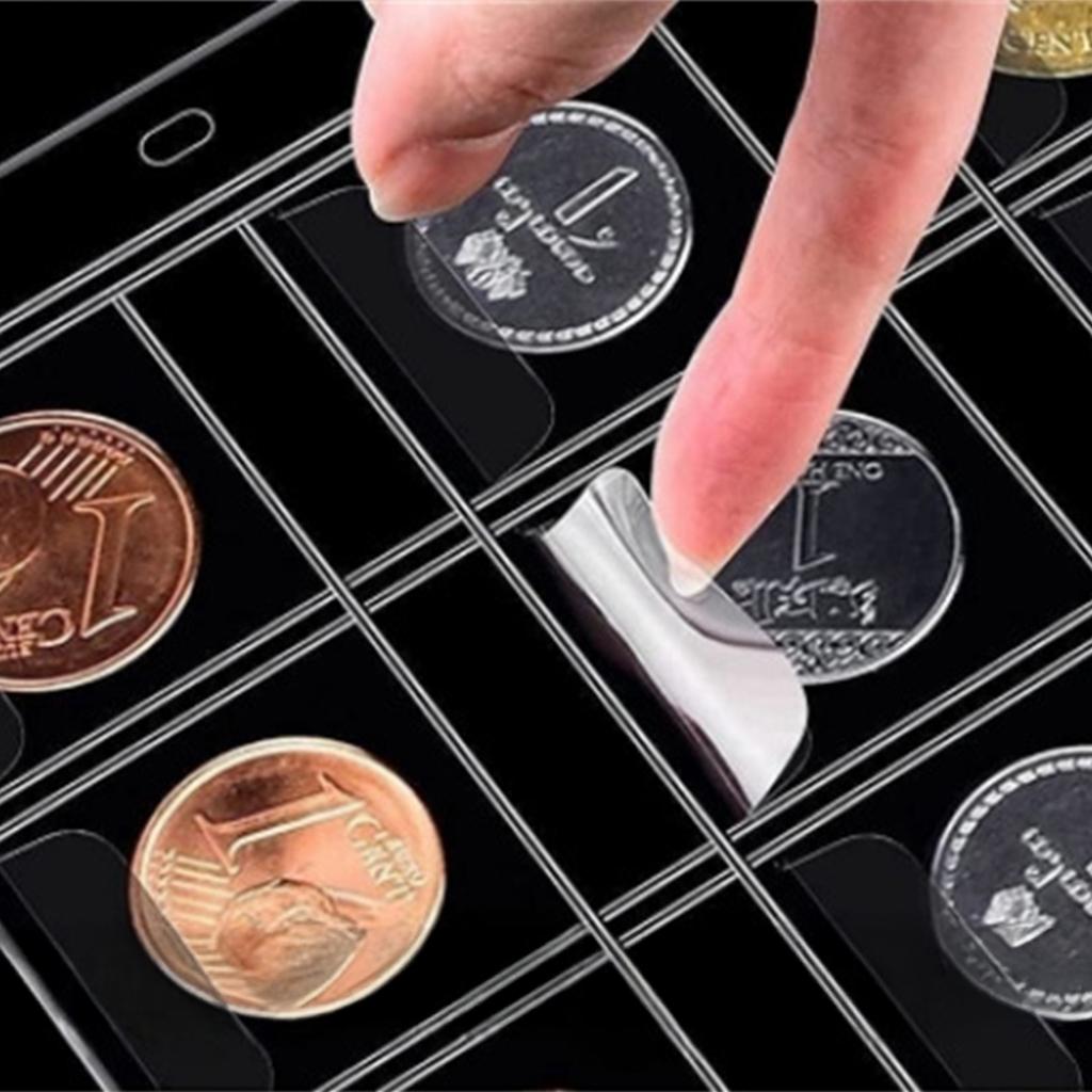 20 страниц Альбом для коллекции монет Держатель Чехол большой вместимости с 200 карманами для монет 30 карманов для банкнот, пенни, четвертаков, марок