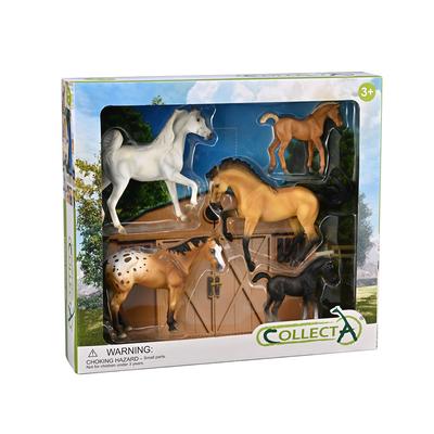 Подарочный набор CollectA с фигурками лошадей (Пакет из 5)