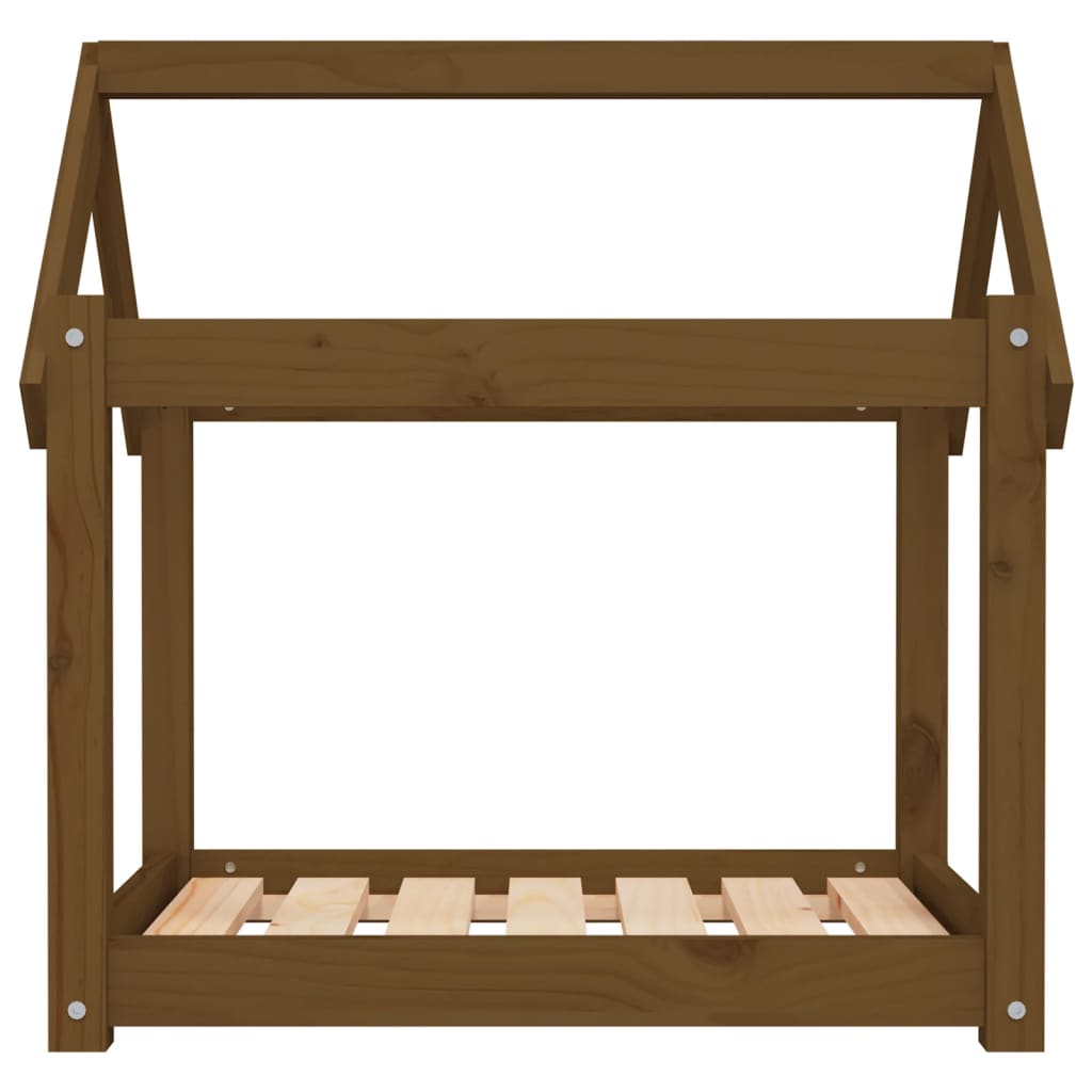 Vidaxl Legowisko Dla Psa, Miodowy Brąz, 71X55X70 Cm, Drewno Sosnowe