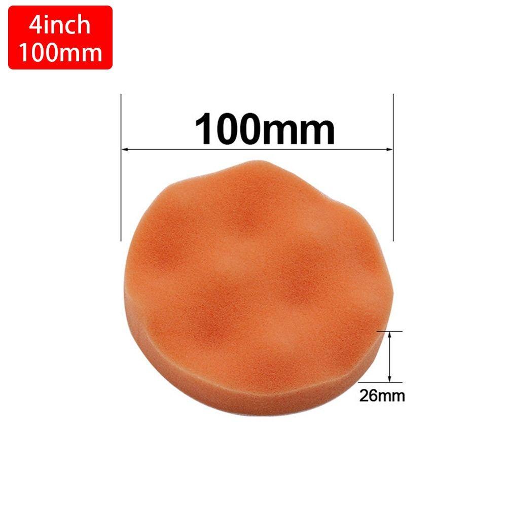 1Pcs Sponge Buffing Foam Sponge Polishing Pad Power Tools Accessories Polisher Drill Wheel Adapter Car Polishing Disc 3-7inch
