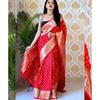 Trending New Indian Traditional Soft Lidhi Silk Saree With Lace And Border Weaving