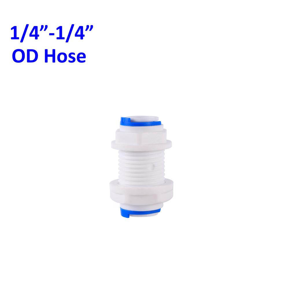 OD 1/4" 3/8" Hose Tube Connectors Reverse Osmosis Aquarium Fittings RO Water Elbow Straight Plastic Pipe Coupling Water Joints