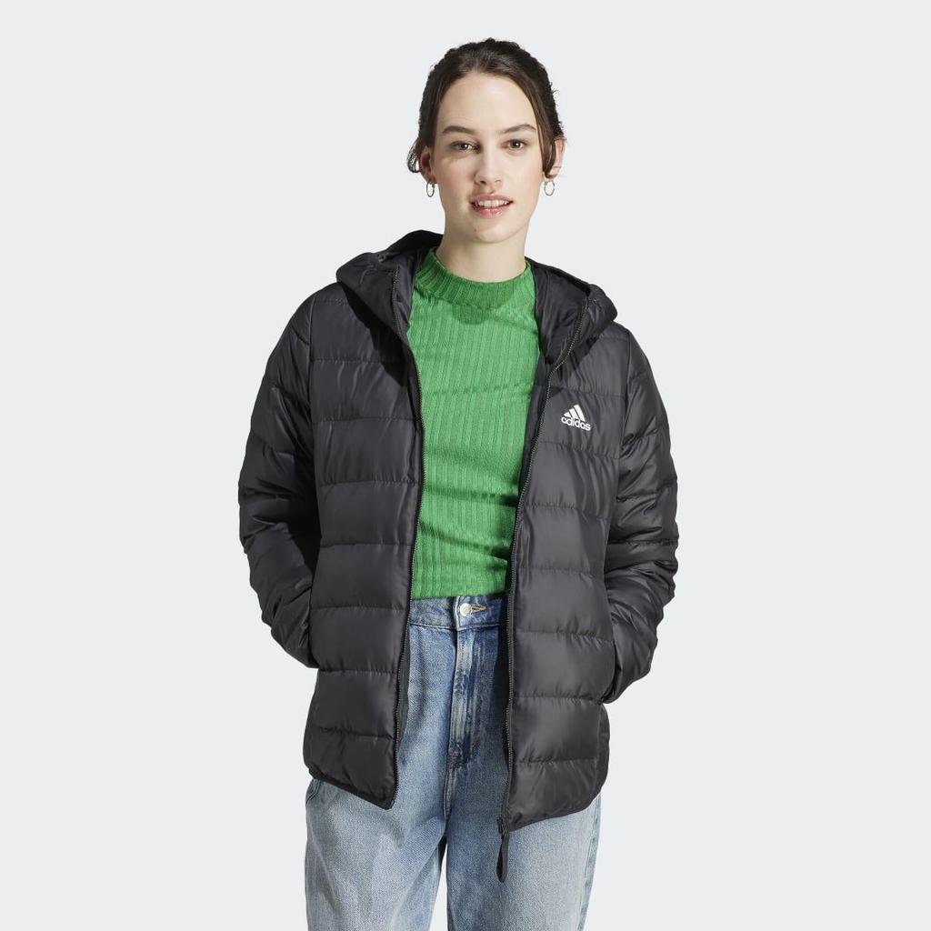 Adidas Essentials Light Down Hooded down coat Black