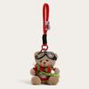Soft Plush Christmas Bear Pendant Knitted Sweater Cartoon Bag Charm Xmas Tree Decor  Car Mirror