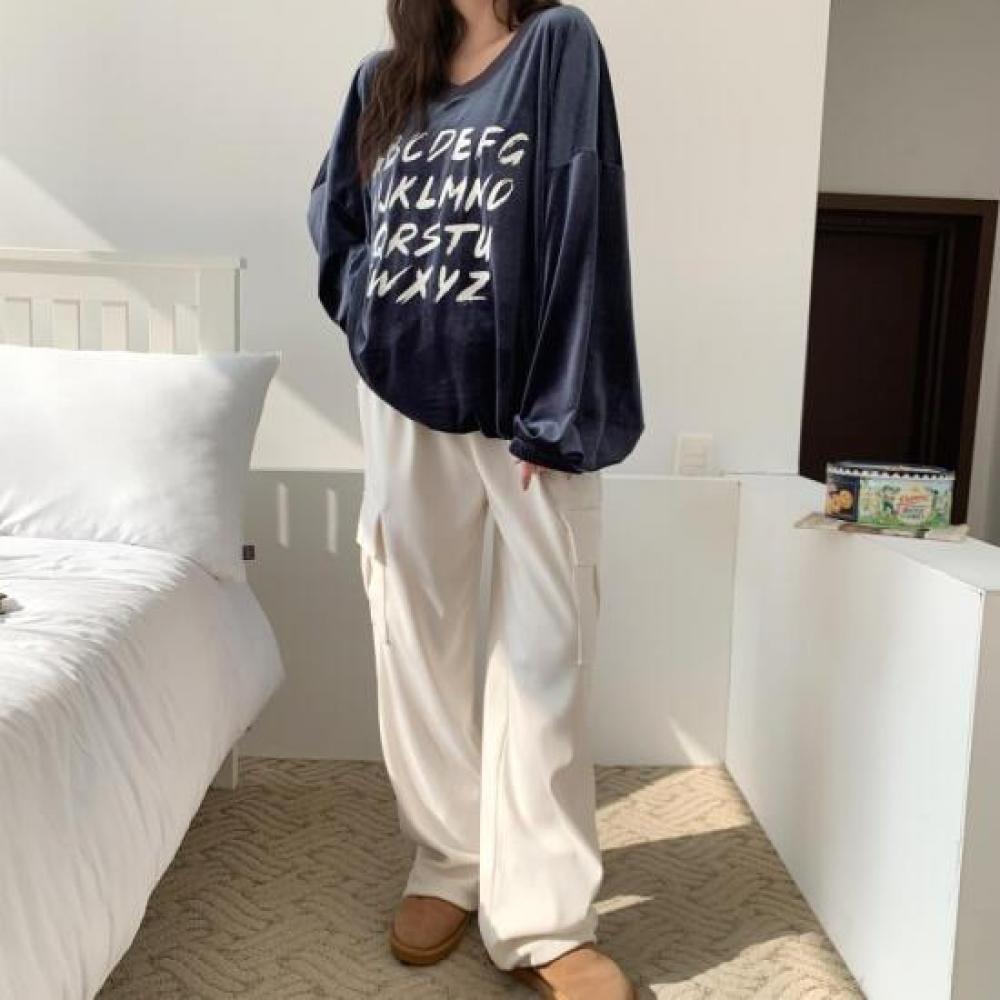 New ArriVals Open Run Women V Neck String Winter Loose Fit