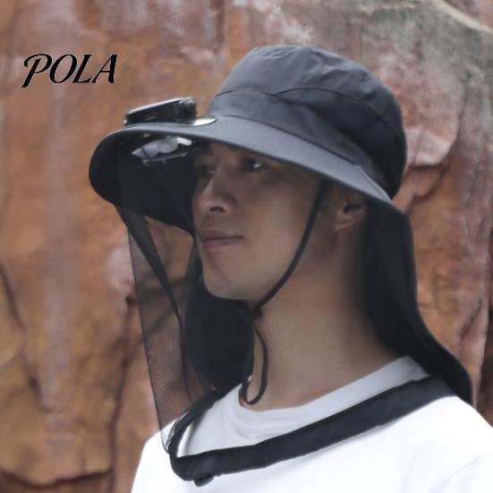 Уличная шляпа со встроенным вентилятором и сеткой от комаров для мужчин и женщин, с широкими полями, солнцезащитная, легкая кепка, сетчатая, летняя, охлаждающая, панама, для рыбалки, походов, теплоизоляция
