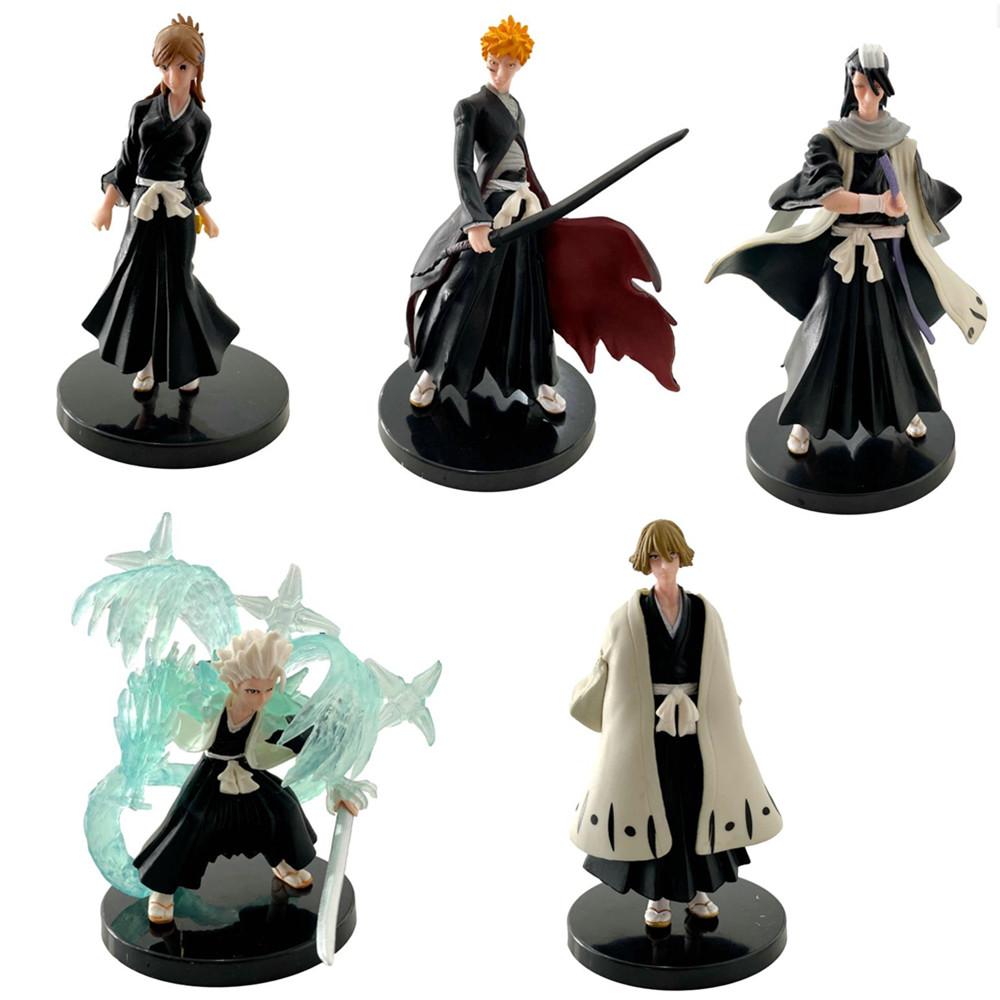 1 шт. Аниме BLEACH Фигурки Действия Куросаки Ичиго Кучики Бьякуя Иноуэ Орихиме Урахара Киске ПВХ Модель Коллекция Подарок Ребенку Игрушка