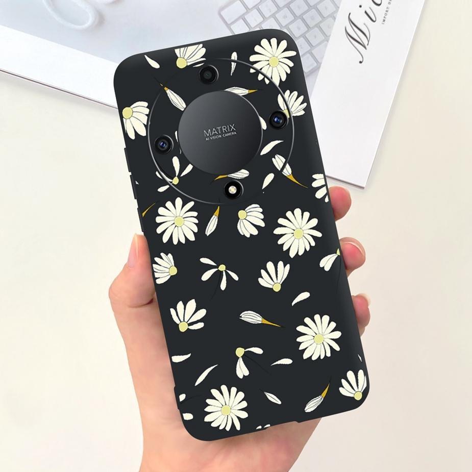 Чехол для Honor Magic6 Lite Чехол для Honor X9b Красивые Девушки Подсолнух Мягкий Силиконовый Чехол для Телефона Для Honor Magic6 Lite HonorX9b Бампер
