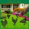 Estátuas de Galinha Estacas para Gramado do Quintal Decoração de Quintal com Galinhas Ornamento de Jardim Decoração