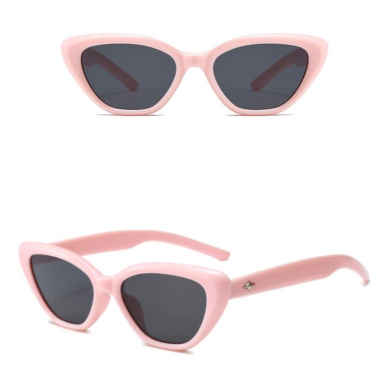Hip Hop Punk Y2K Korea Small Frame Cat Eye Star Style Sunglasses Shades For Children UV Resistance Fashion Retro Glasses