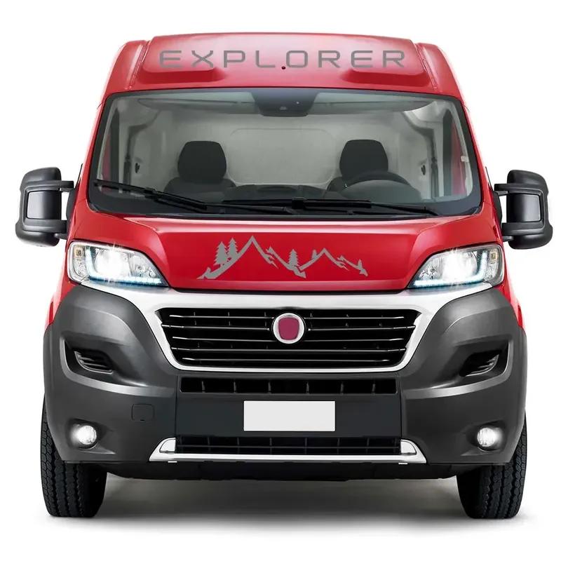 Car Stickers Mountain Motorhome Graphics Vinyl Decals For Fiat Ducato Peugeot Boxer Citroen Jumper Camper Van Tuning Accessories