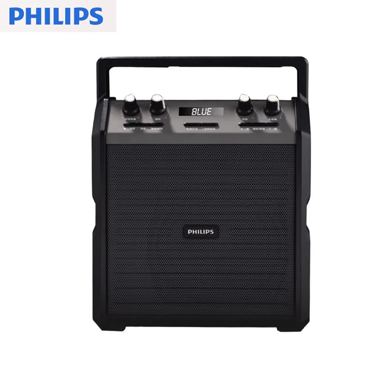 Philips Портативный уличный Bluetooth-усилитель-колонка SD50x с микрофоном-гарнитурой, штекер CN (адаптер в комплекте) (Китайская версия)