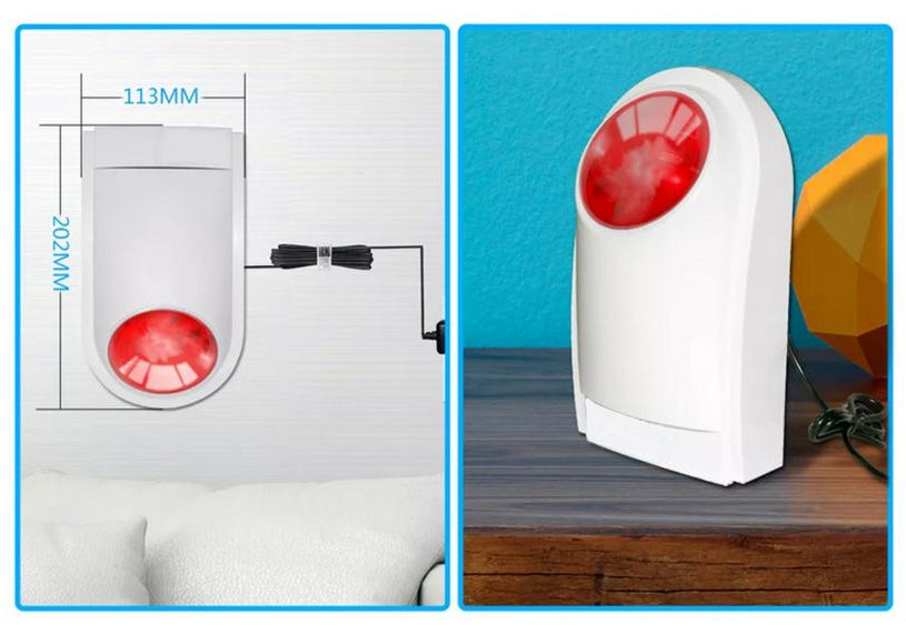 Elderly Emergency Wireless Sound & Light Alarm for Accessible Public Toilets