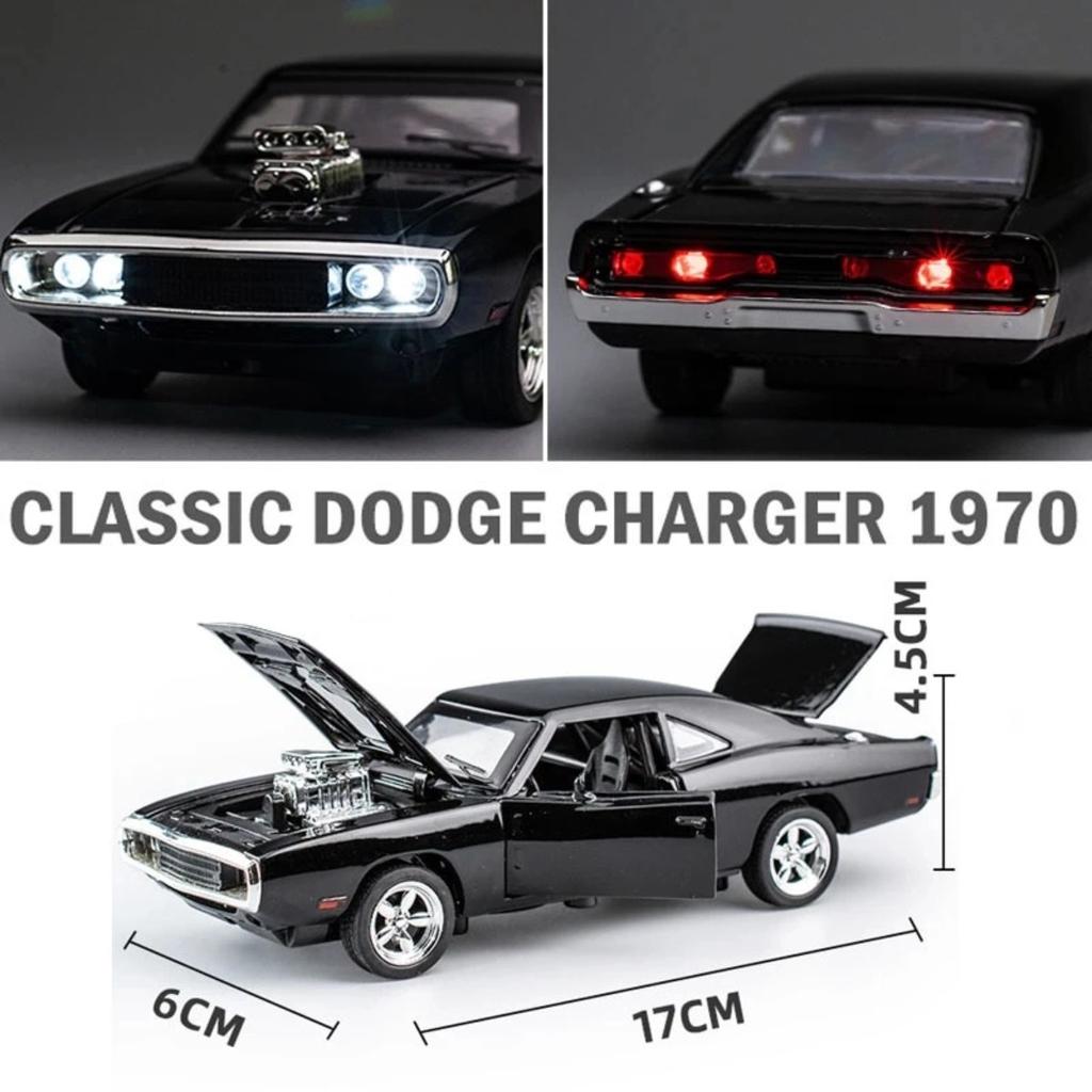 1/32 масштаб Dodge Charger 1970 Repilca со светом и звуком, литой под давлением литой мускул кар модель миниатюрная игрушка для мальчика в подарок на Рождество