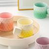 Высокая ценность Цветная Маленькая Свежая Меняющая Цвет Постепенно Кружка Керамическая Питьевая Чашка Мальчики и Девочки Завтрак Подарок Компании