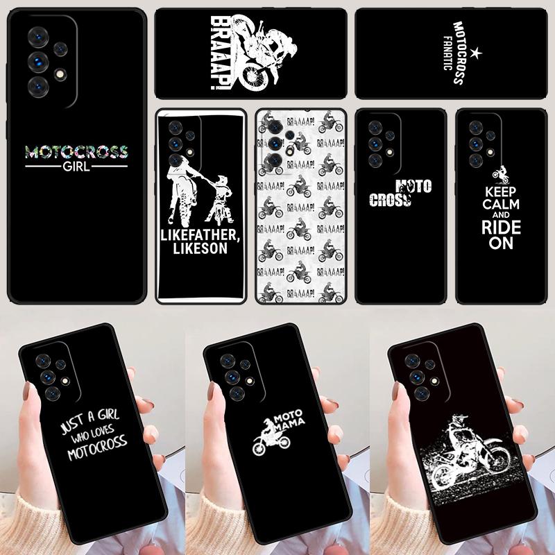 Чехол для телефона Moto Bike Motocross Для Samsung Galaxy A42 A31 A40 A51 A71 A32 A80 A91 A52 A72 A73 A20e A21S A50 A70 A11 A12